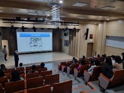 정선고등학교 기본 설계(안) 설명회(중고등학교 교직원) 사진